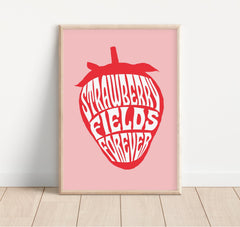Strawberry Fields Beatles Wall Art