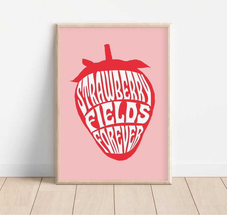 Strawberry Fields Beatles Wall Art