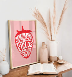 Strawberry Fields Beatles Wall Art