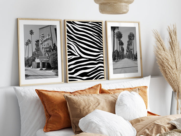 Black and White Prints Set of 3