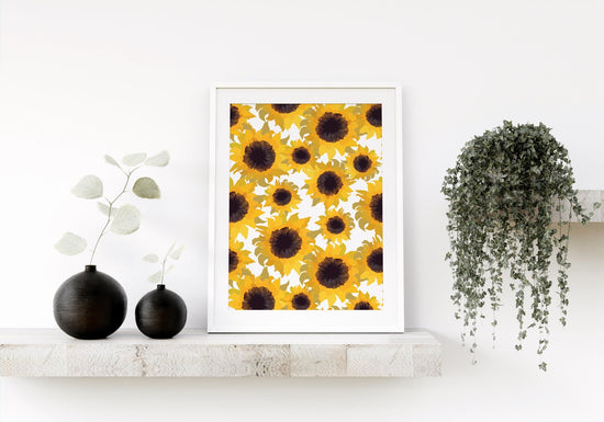 Sunflowers Watercolor Print
