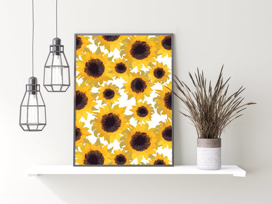 Sunflowers Watercolor Print