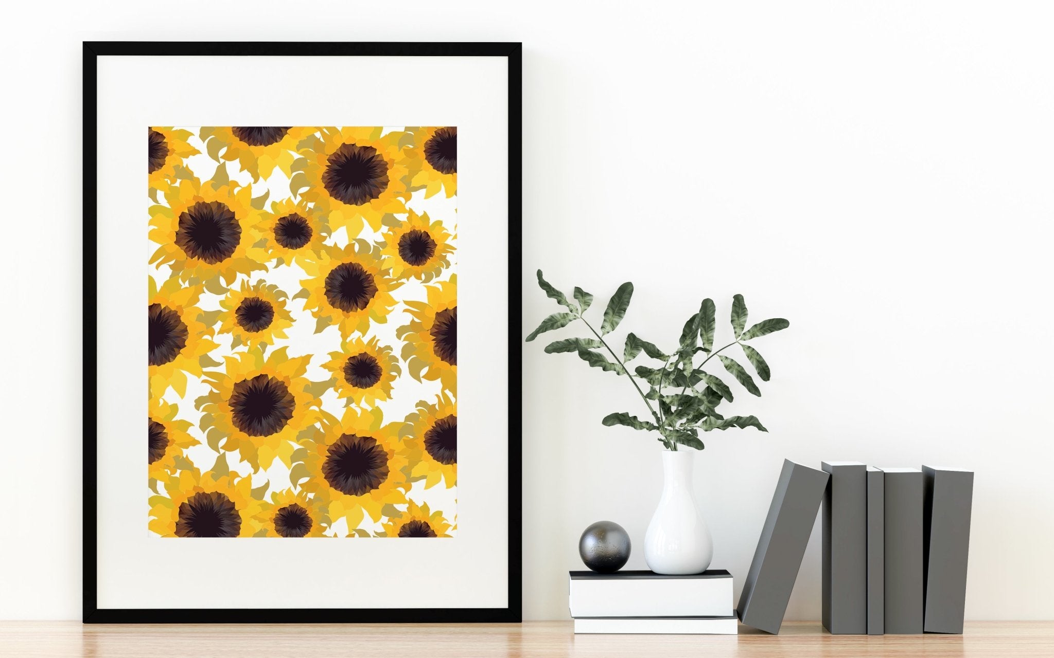 Sunflowers Watercolor Print