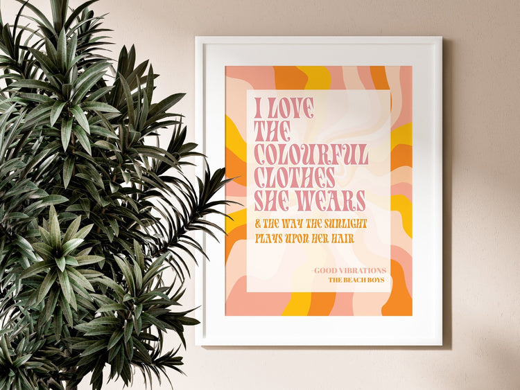 The Beach Boys- Good Vibrations Print