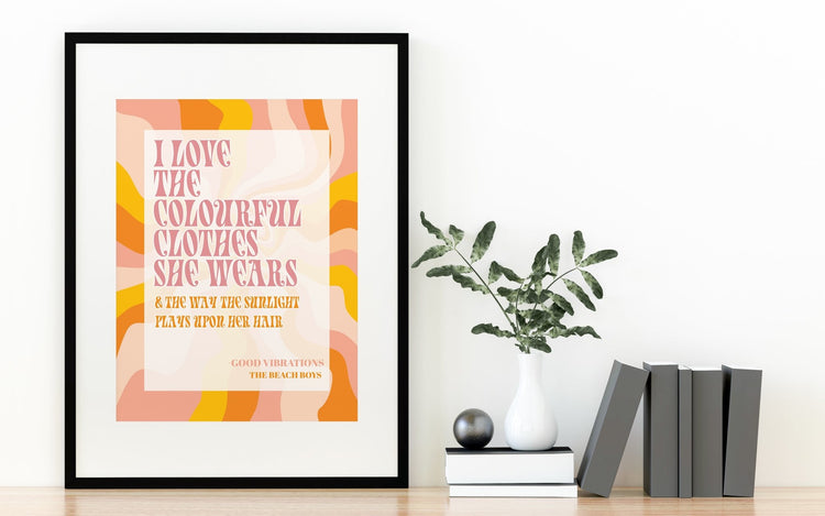 The Beach Boys- Good Vibrations Print