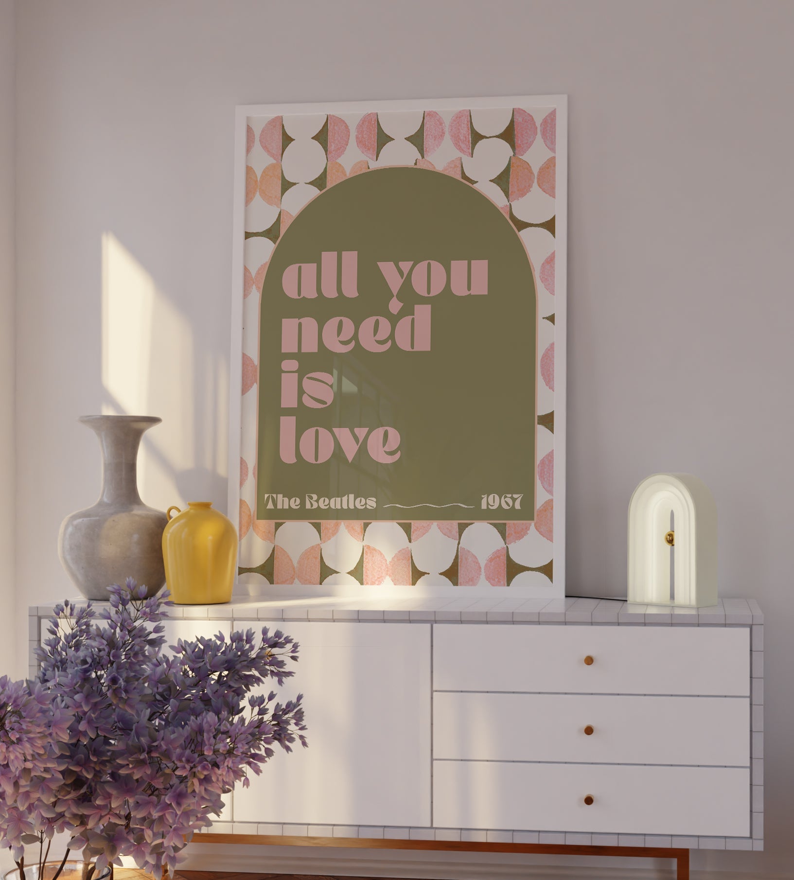 The Beatles All You Need is Love Wall Print
