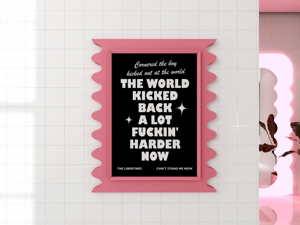The Libertines inspired Lyrics Print