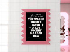 The Libertines inspired Lyrics Print