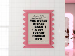 The Libertines inspired Lyrics Print