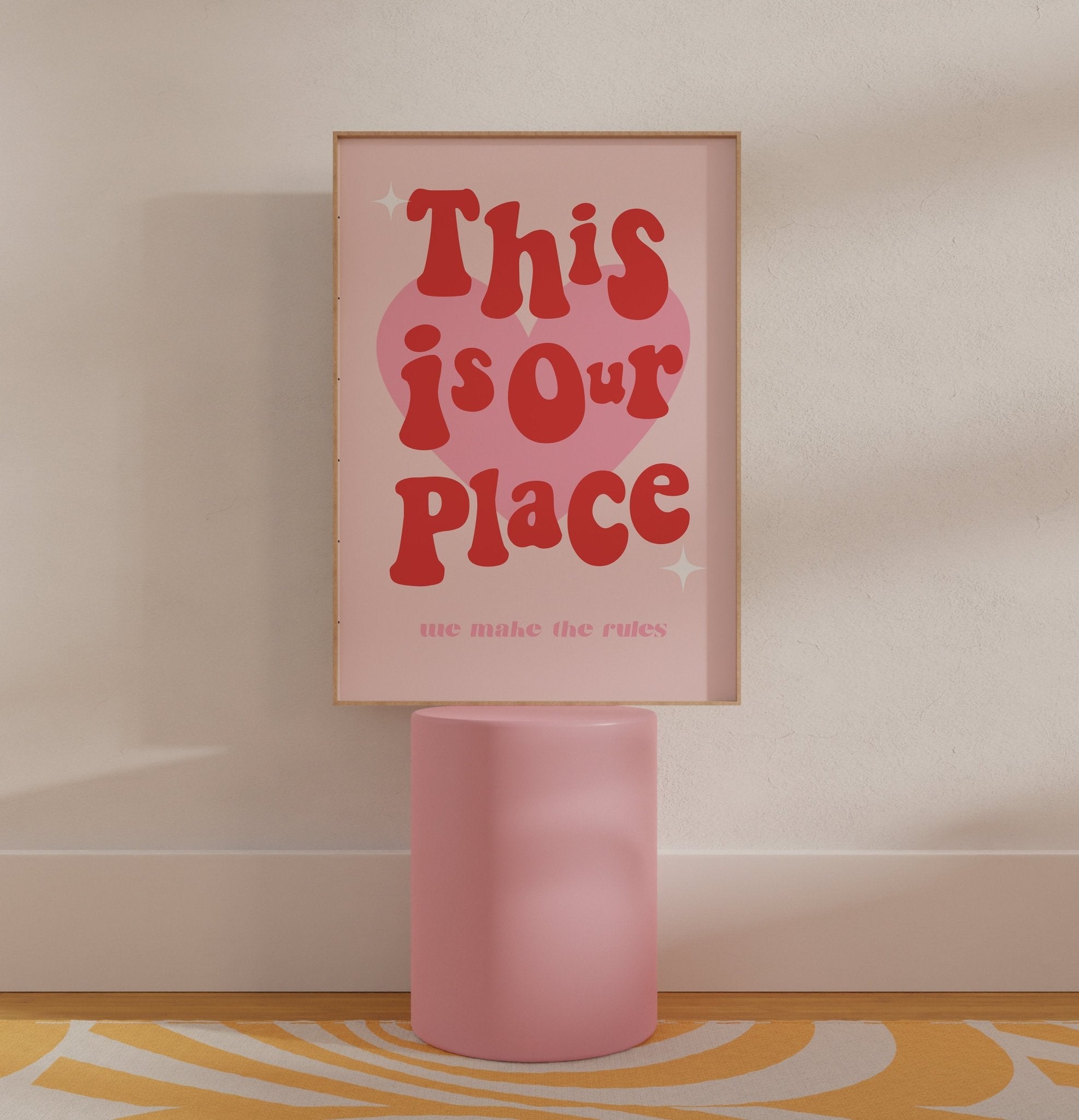 This Is Our Place Taylor Swift Wall Print