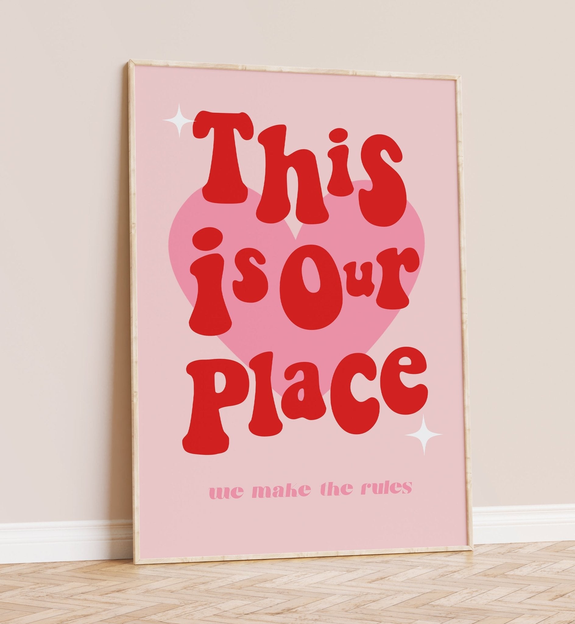 This Is Our Place Taylor Swift Wall Print