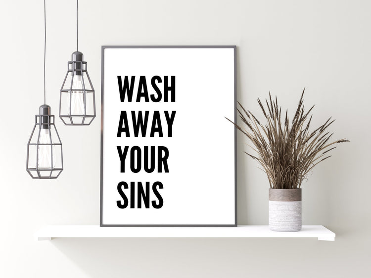 Wash Away Your Sins Print