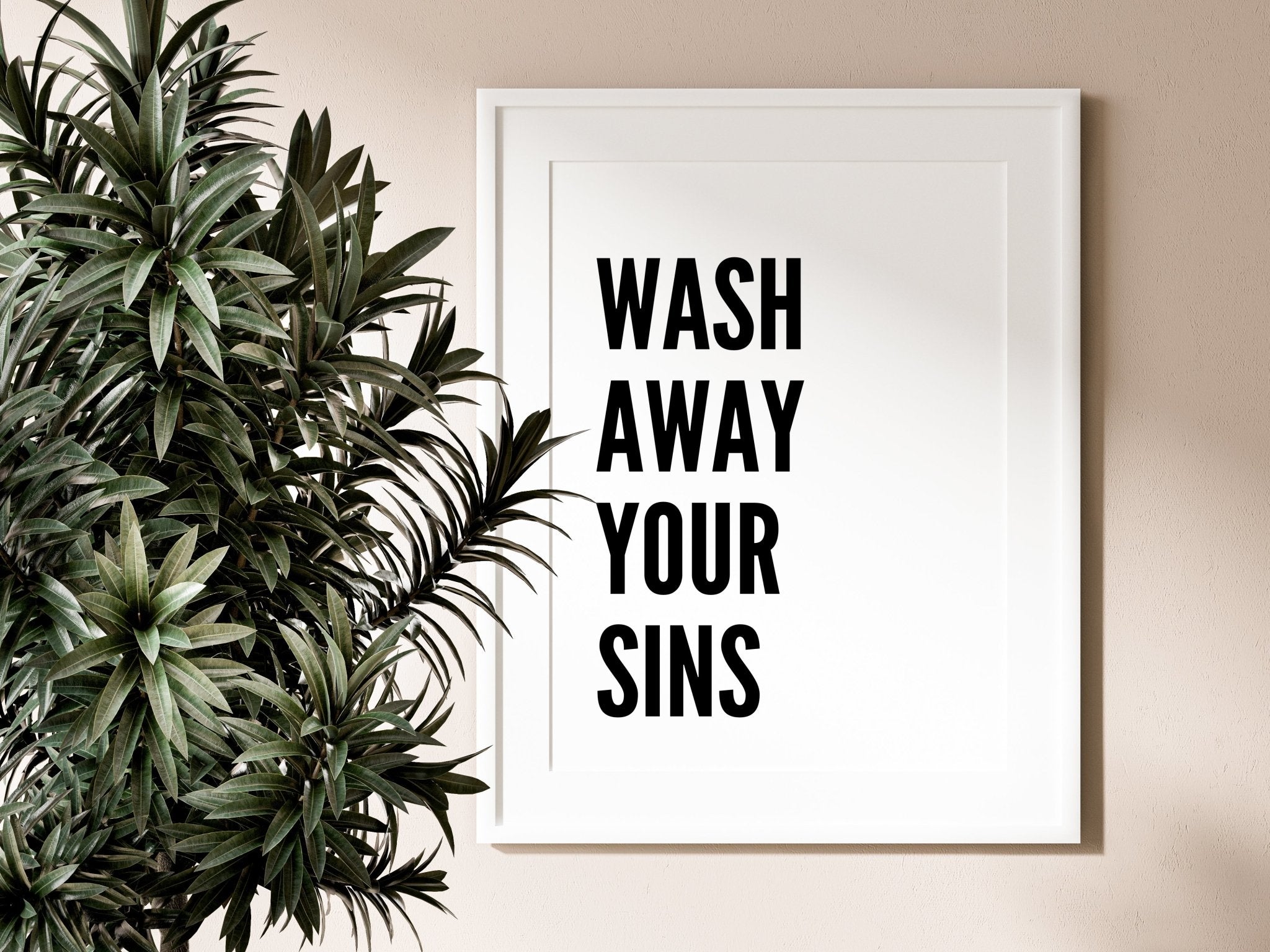 Wash Away Your Sins Print