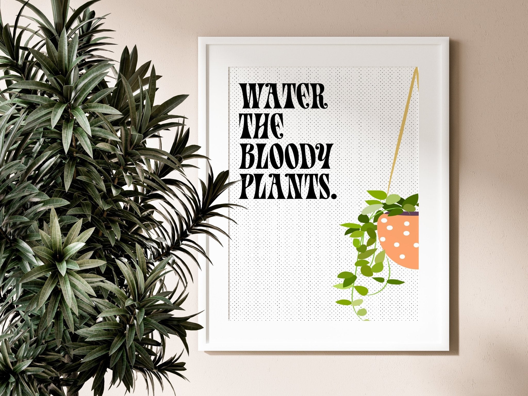 Water The Plants Sign