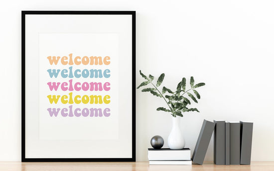 Welcome Hallway Print