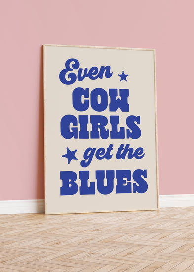 Western Cowgirl Quote Print