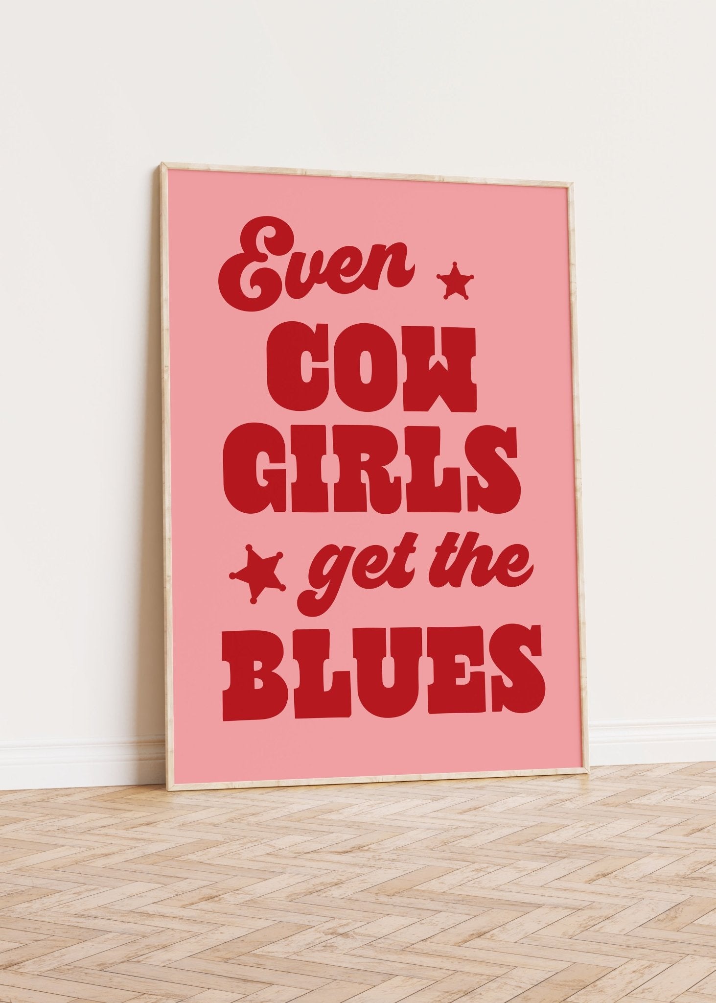 Western Cowgirl Quote Print