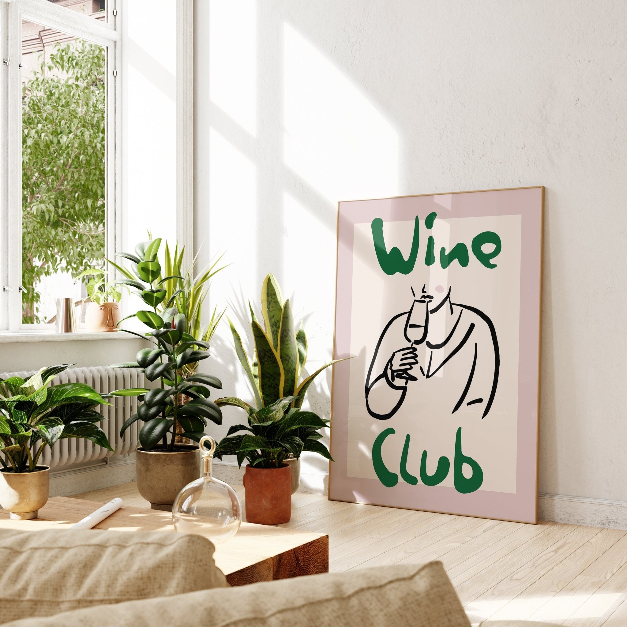 Wine Club Kitchen Print