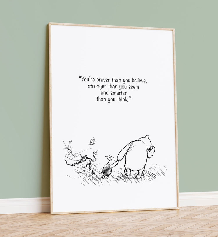 Winnie the Pooh Nursery Print Set of 6