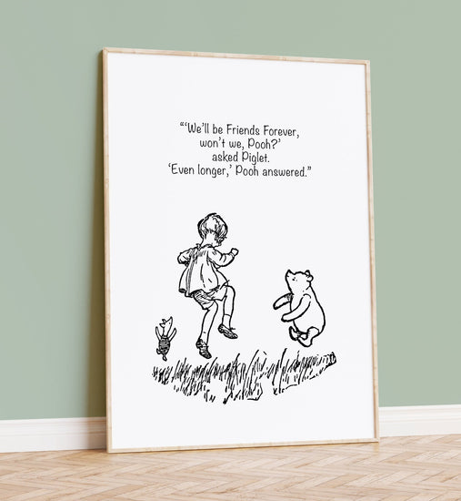 Winnie the Pooh Nursery Print Set of 6