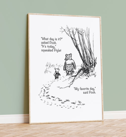 Winnie the Pooh Nursery Print Set of 6