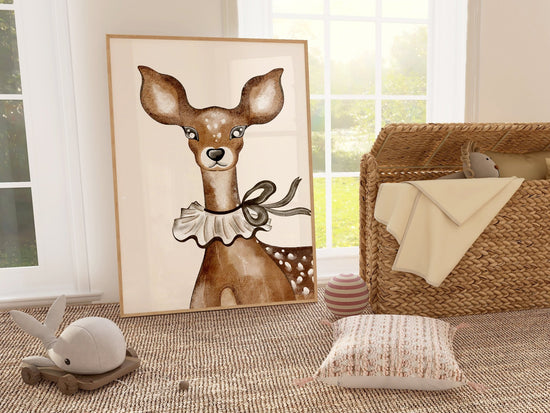 Woodland Animal Nursery Print Set of 3