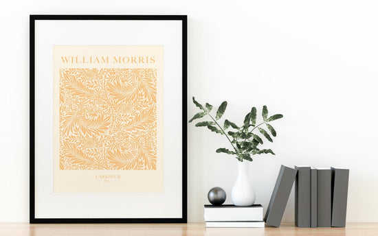 Yellow William Morris Poster Print