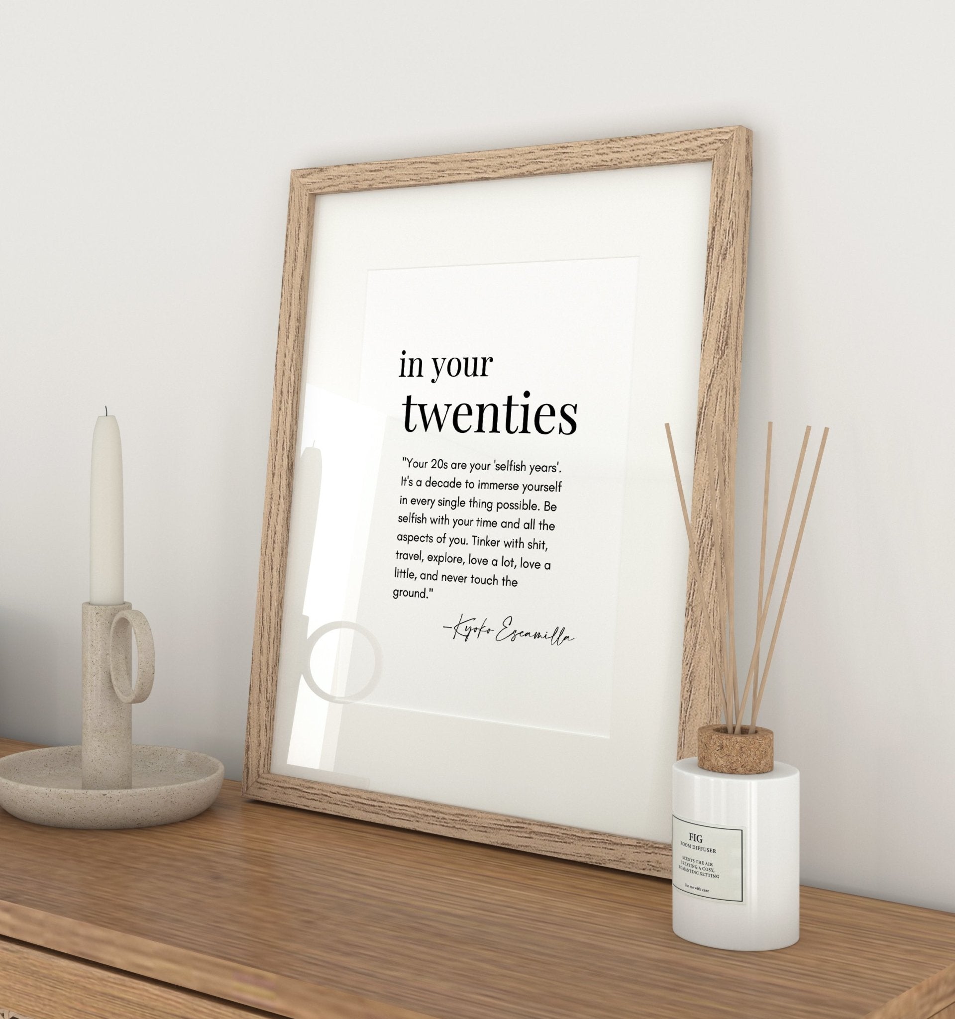 Your 20s Quote Print
