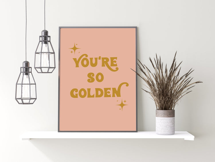 You're So Golden- Harry Styles Print