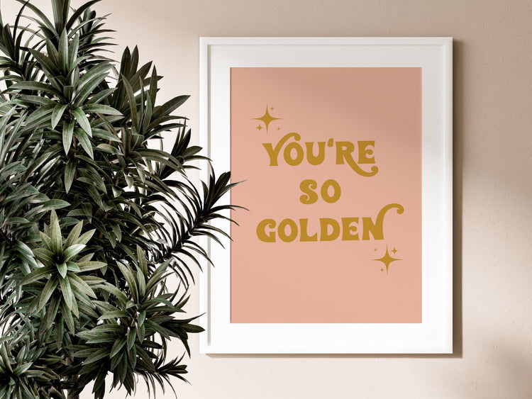 You're So Golden- Harry Styles Print